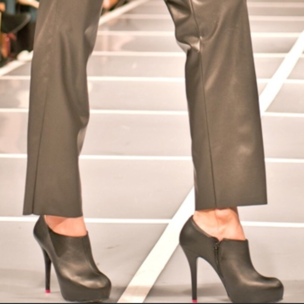 Cute platform ankle boots